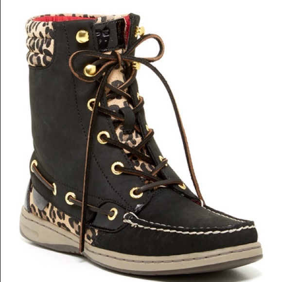 Sperry Shoes - Sperry Topsider | Hikerfish Leopard Print Boot
